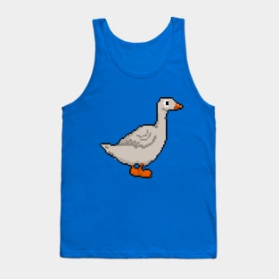 Pixelated Haute Couture Duck Tank Top